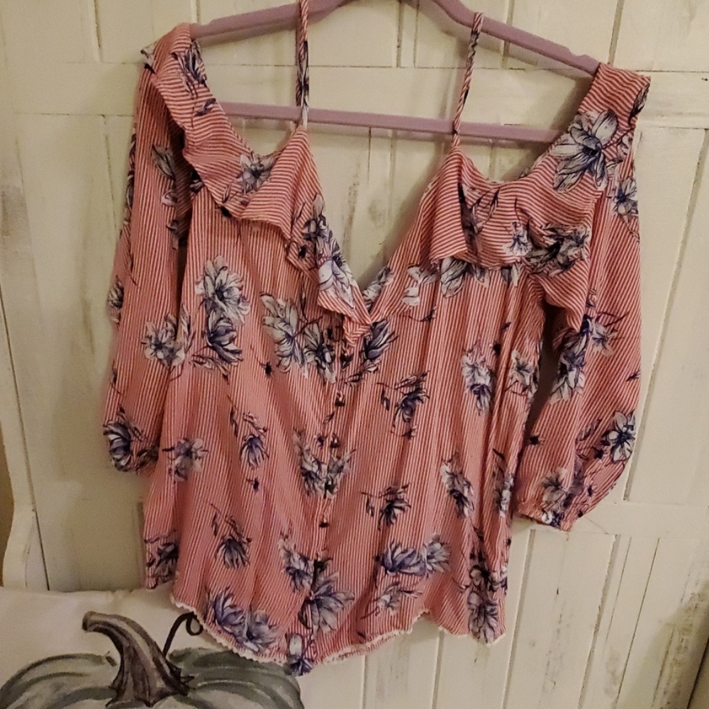 maurices cold shoulder shirt